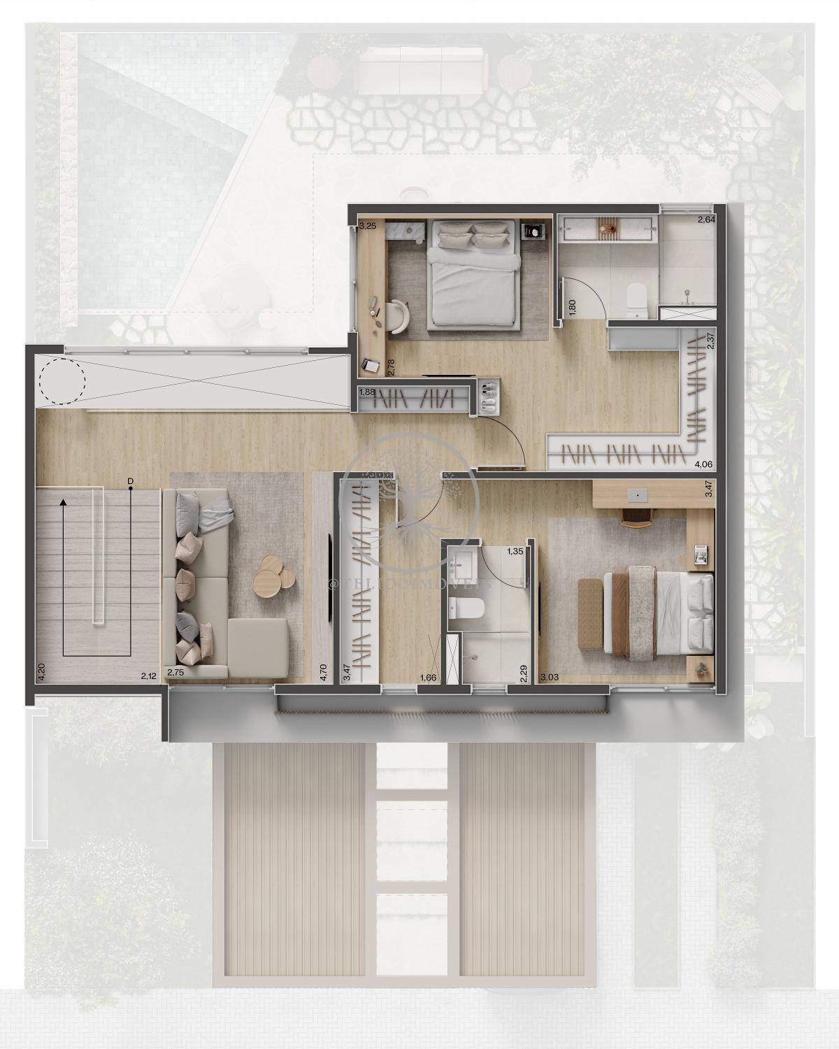 Casa de Condomínio de 3 quartos, 187m² no bairro Sítios de Recreio Gramado, em Campinas | Eu Corretor